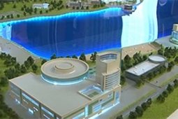 В столице Чечни полным ходом идет установка насосных станций на объекте "Грозненское море"